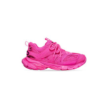 Load image into Gallery viewer, TRACK SNEAKER IN FULL MESH IN FLUO PINK
