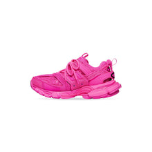 Load image into Gallery viewer, TRACK SNEAKER IN FULL MESH IN FLUO PINK
