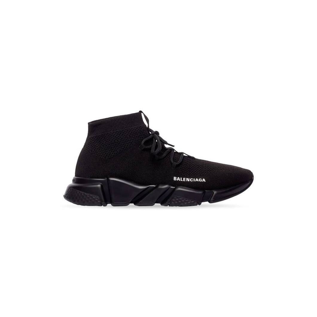 SPEED LACE-UP SNEAKER IN BLACK