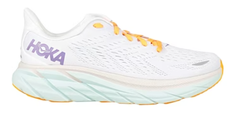 HOKA ONE ONE CLIFTON 8 BLANC DE BLANC & WHITE